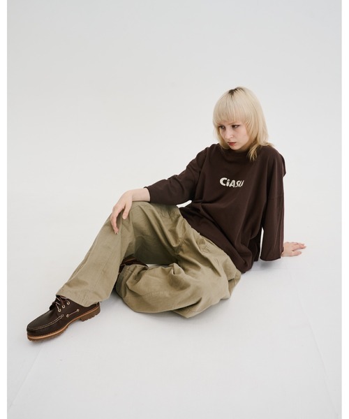 CIASU(シアス)の「グラフィックロゴTシャツ(Tシャツ/カットソー・メンズ・ブラック/ホワイト/ブラウン・MEDIUM/LARGE)」の15枚目の写真