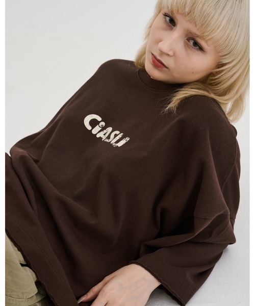 CIASU(シアス)の「グラフィックロゴTシャツ(Tシャツ/カットソー・メンズ・ブラック/ホワイト/ブラウン・MEDIUM/LARGE)」の14枚目の写真