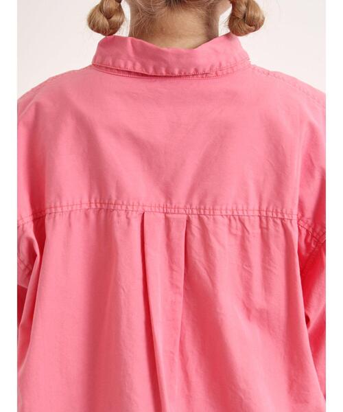 SM2（エスエムツー）の「製品染め加工シャツ（シャツ/ブラウス・レディース・オフホワイト/グリーン/ピンク/チャコールグレー・F）」の7枚目の写真