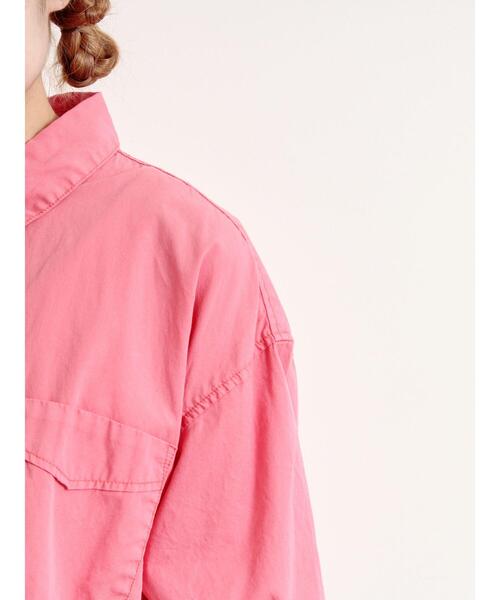 SM2（エスエムツー）の「製品染め加工シャツ（シャツ/ブラウス・レディース・オフホワイト/グリーン/ピンク/チャコールグレー・F）」の8枚目の写真