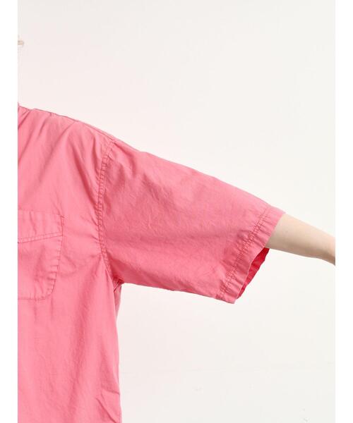 SM2（エスエムツー）の「製品染め加工シャツ（シャツ/ブラウス・レディース・オフホワイト/グリーン/ピンク/チャコールグレー・F）」の9枚目の写真