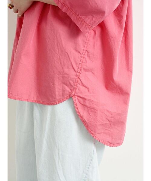 SM2（エスエムツー）の「製品染め加工シャツ（シャツ/ブラウス・レディース・オフホワイト/グリーン/ピンク/チャコールグレー・F）」の10枚目の写真