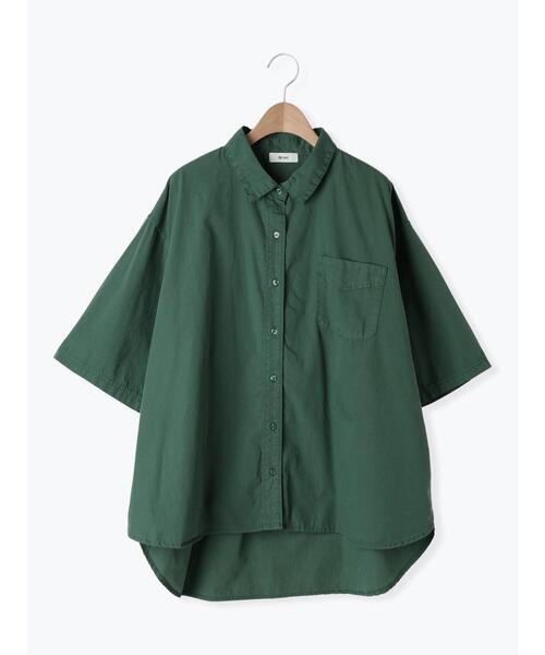 SM2（エスエムツー）の「製品染め加工シャツ（シャツ/ブラウス・レディース・オフホワイト/グリーン/ピンク/チャコールグレー・F）」の15枚目の写真