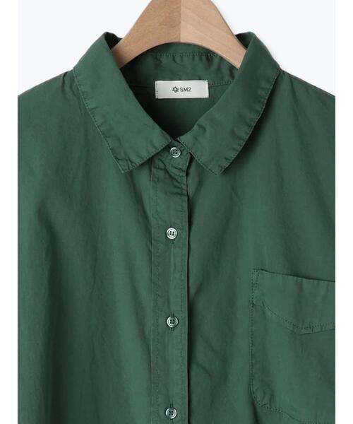 SM2（エスエムツー）の「製品染め加工シャツ（シャツ/ブラウス・レディース・オフホワイト/グリーン/ピンク/チャコールグレー・F）」の17枚目の写真