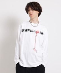 MILKBOY（ミルクボーイ）の「Heaven is BORING L.S. Tシャツ（Tシャツ/カットソー・メンズ）」