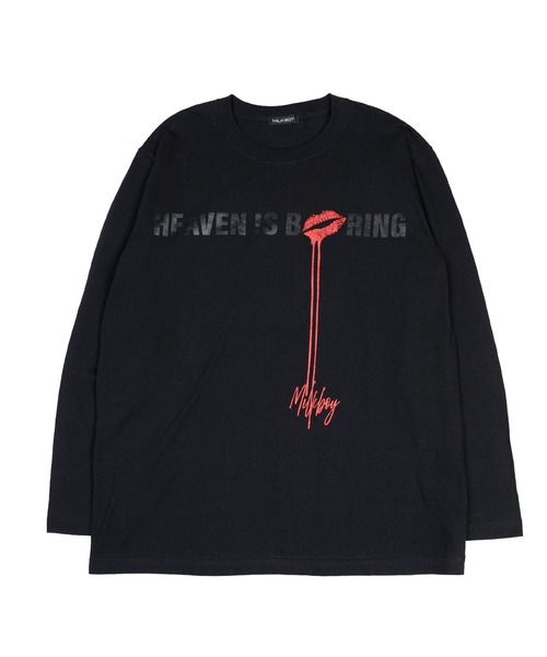 MILKBOY(ミルクボーイ)の「Heaven is BORING L.S. Tシャツ(Tシャツ/カットソー・レディース・A/B・FREE)」の2枚目の写真