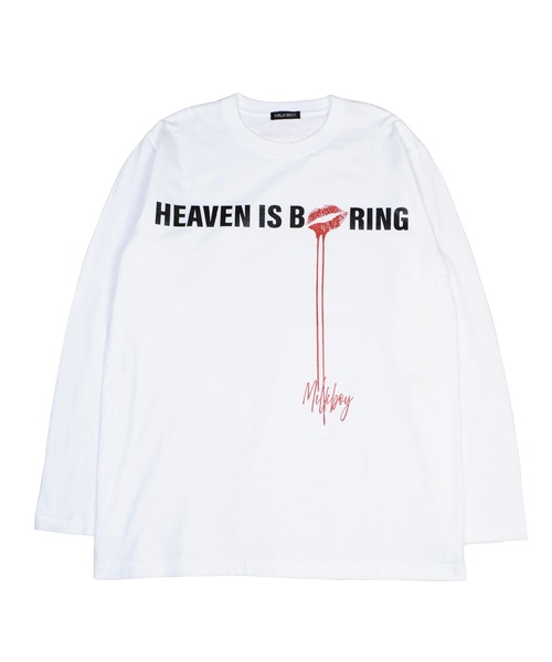 MILKBOY(ミルクボーイ)の「Heaven is BORING L.S. Tシャツ(Tシャツ/カットソー・レディース・A/B・FREE)」の3枚目の写真