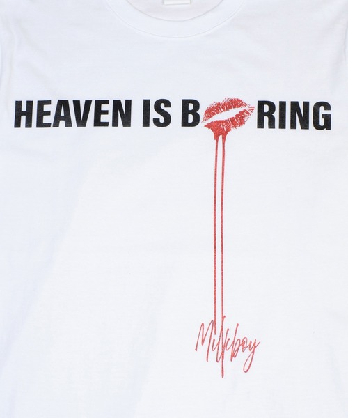 MILKBOY(ミルクボーイ)の「Heaven is BORING L.S. Tシャツ(Tシャツ/カットソー・レディース・A/B・FREE)」の6枚目の写真