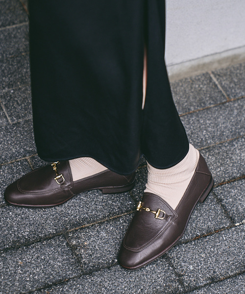 LE TALON レザービットバブーシュ 黒 追加》レザービットバブーシュ（ローファー）｜LE TALON（ル タロン