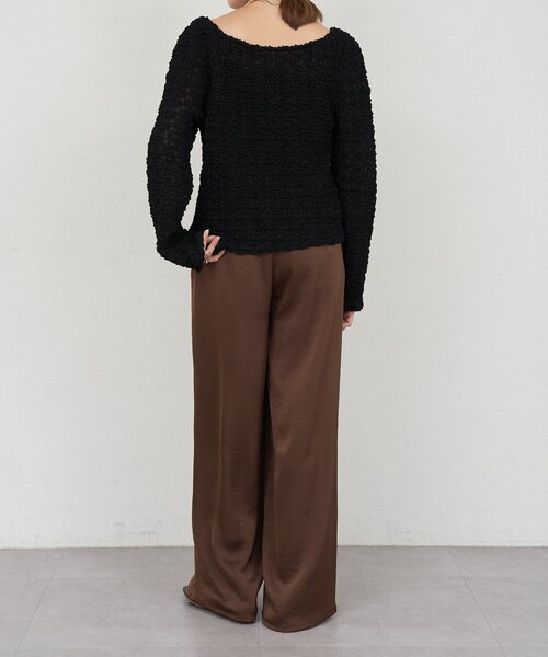 SHENERY(シーナリー)の「《インフルエンサー@tsuru00コラボ》2WAYシャーリングブラウス(シャツ/ブラウス・レディース・カーキ/オフホワイト/ピンク/ブラック・FREE)」の20枚目の写真