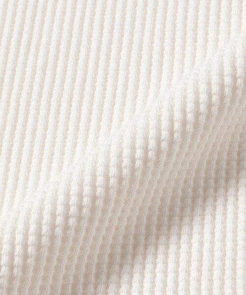 BEAMS（ビームス）の「サーマル クルーネック（Tシャツ/カットソー・メンズ・ブラック/ホワイト/ダークブラウン/オートミール・S/M/L/XL）」の7枚目の写真