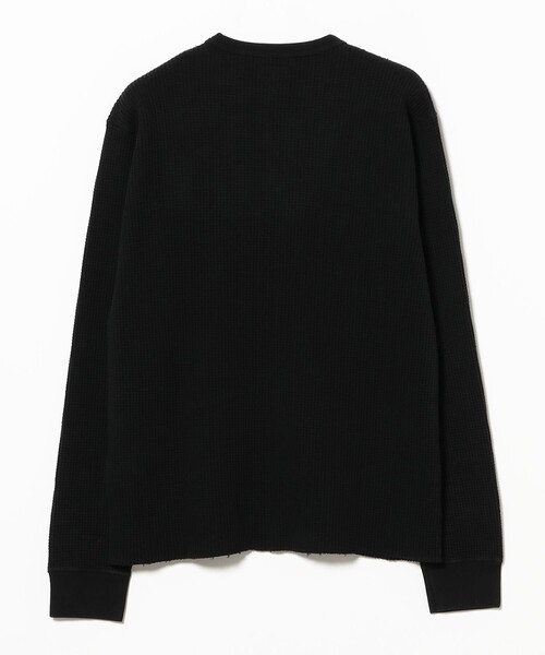BEAMS（ビームス）の「サーマル クルーネック（Tシャツ/カットソー・メンズ・ブラック/ホワイト/ダークブラウン/オートミール・S/M/L/XL）」の14枚目の写真