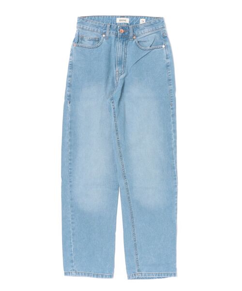 MUSE(ミューズ)の「【muse】フレンチ デニムパンツ ワイド ストレッチ ジーンズ オーガニック(デニムパンツ・レディース・ライトブルー・27/28/26/25/24)」の1枚目の写真
