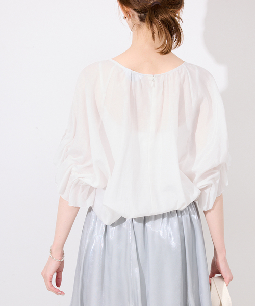 IENA - 18SS新品タグ付きフリルスリーブブラウス SLOBE IENA｜タックフリルスリーブブラウス | Rakuten Fashion