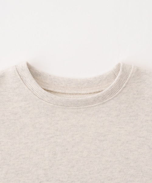 PUPPAPUPO（プッパプーポ）の「カットオフ スウェット トレーナー（スウェット・キッズ・ピンク/チャコール/キナリ/ブルー・80/90/100/110）」の13枚目の写真