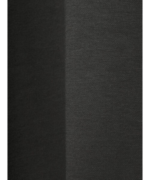 MidiUmi（ミディウミ）の「MidiUmi ダンボールニットハーフスリーブプルオーバー（Tシャツ/カットソー・レディース・ブラック/アイボリー/チャコールグレー・FREE）」の7枚目の写真