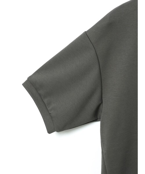 MidiUmi（ミディウミ）の「MidiUmi ダンボールニットハーフスリーブプルオーバー（Tシャツ/カットソー・レディース・ブラック/アイボリー/チャコールグレー・FREE）」の17枚目の写真