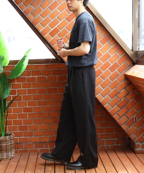 8(eight)(エイト)の「ワイドトラウザー(スラックス・メンズ・ブラック/ベージュ・マルチサイズ)」の22枚目の写真