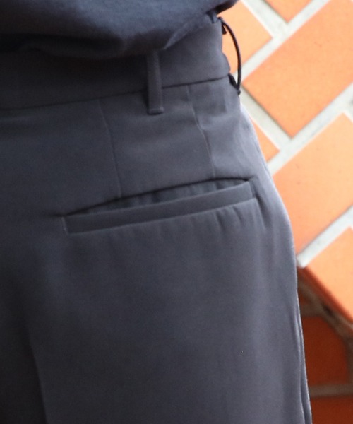 8(eight)(エイト)の「ワイドトラウザー(スラックス・メンズ・ブラック/ベージュ・マルチサイズ)」の6枚目の写真