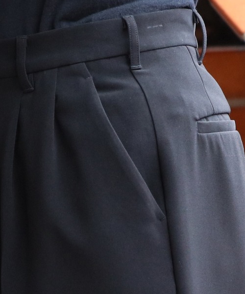 8(eight)(エイト)の「ワイドトラウザー(スラックス・メンズ・ブラック/ベージュ・マルチサイズ)」の10枚目の写真