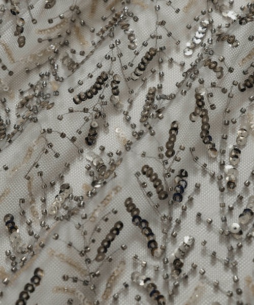 BABYLONE（バビロン）の「チュールビーズラップスカート（スカート・レディース・グレー・フリー）」の15枚目の写真