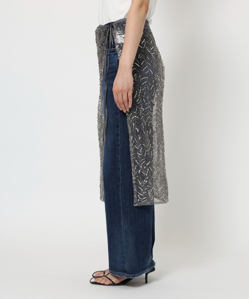 新作 新品未使用品 【バビロン】チュールビーズラップスカート 巻きスカート チュールビーズラップスカート（スカート）｜BABYLONE（バビロン）の