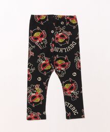 HYSTERIC MINI（ヒステリックミニ）の「DEVILKIN総柄 10分丈レギンス