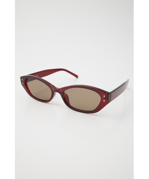 MOUSSY（マウジー）の「SLIM CAT アイウェア（サングラス・レディース・ブラック/マジェンタ・FREE）」の14枚目の写真