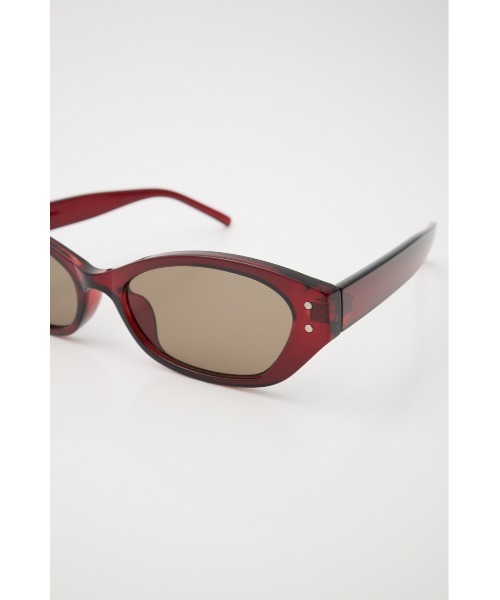 MOUSSY（マウジー）の「SLIM CAT アイウェア（サングラス・レディース・ブラック/マジェンタ・FREE）」の19枚目の写真