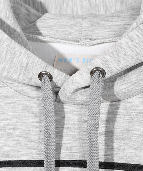 MEN'S BIGI(メンズビギ)の「【50th Anniv . 菊池武夫】LOGO HOODIE(パーカー・メンズ・グレー/ブラック・01/02/03)」の7枚目の写真