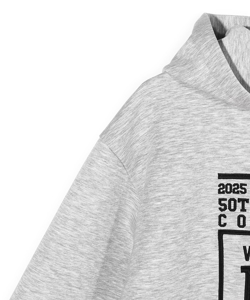 MEN'S BIGI(メンズビギ)の「【50th Anniv . 菊池武夫】LOGO HOODIE(パーカー・メンズ・グレー/ブラック・01/02/03)」の9枚目の写真