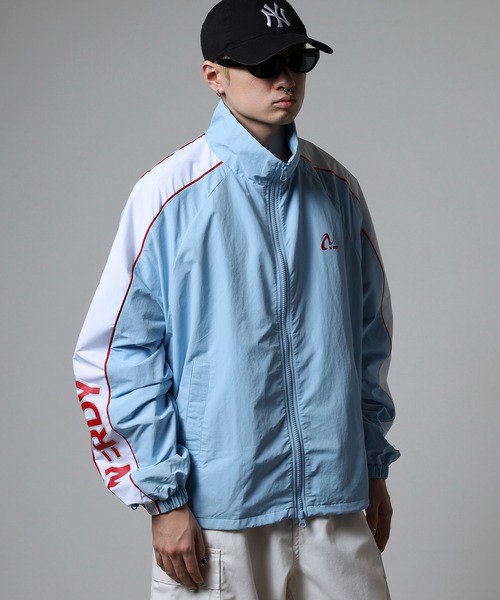 NERDY（ノルディ）の「ラインウインドブレーカー（ジャージ・レディース・パープル/ブラック/ブルー・M/S/L）」の10枚目の写真