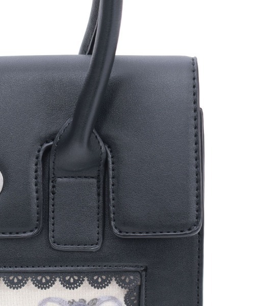 axes femme（アクシーズファム）の「ローズ×リボン刺繍バッグ（ボストンバッグ・レディース・ダークブラウン/ブラック・FREE）」の11枚目の写真