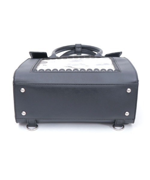 axes femme（アクシーズファム）の「ローズ×リボン刺繍バッグ（ボストンバッグ・レディース・ダークブラウン/ブラック・FREE）」の16枚目の写真