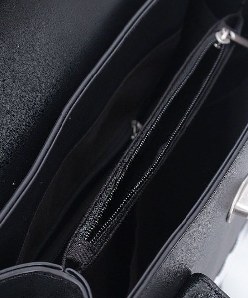 axes femme（アクシーズファム）の「ローズ×リボン刺繍バッグ（ボストンバッグ・レディース・ダークブラウン/ブラック・FREE）」の18枚目の写真