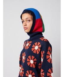 BOBO CHOSES（ボボショーズ）の「Color Block knitted balaclava（ニットキャップ/ビーニー）」
