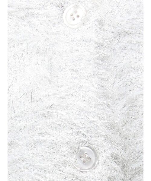 GYDA(ジェイダ)の「ラメシャギーニットカーディガン(カーディガン/ボレロ・レディース・オフホワイト/パープル/ベージュ・FREE)」の15枚目の写真