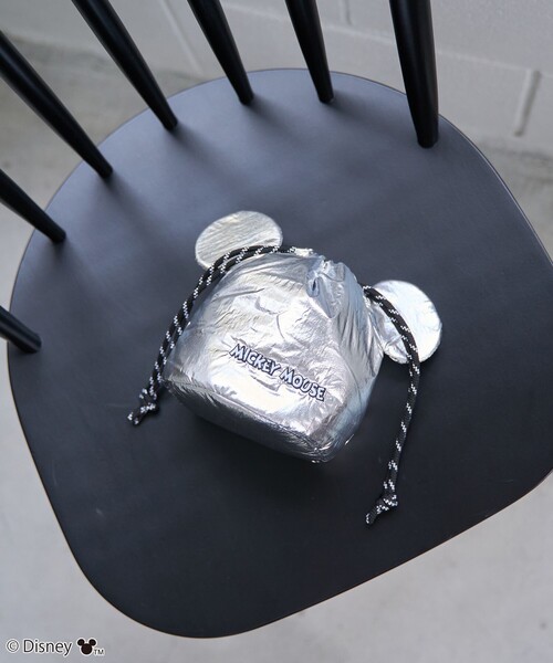 coen(コーエン)の「【MICKEY(ミッキー) / 別注】 シルエット巾着(ハンドバッグ・レディース・レッド/ブラック/シルバー・FREE)」の5枚目の写真