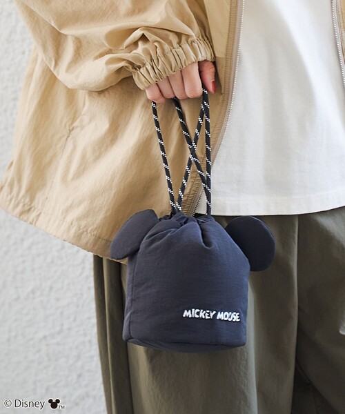 coen(コーエン)の「【MICKEY(ミッキー) / 別注】 シルエット巾着(ハンドバッグ・レディース・レッド/ブラック/シルバー・FREE)」の6枚目の写真