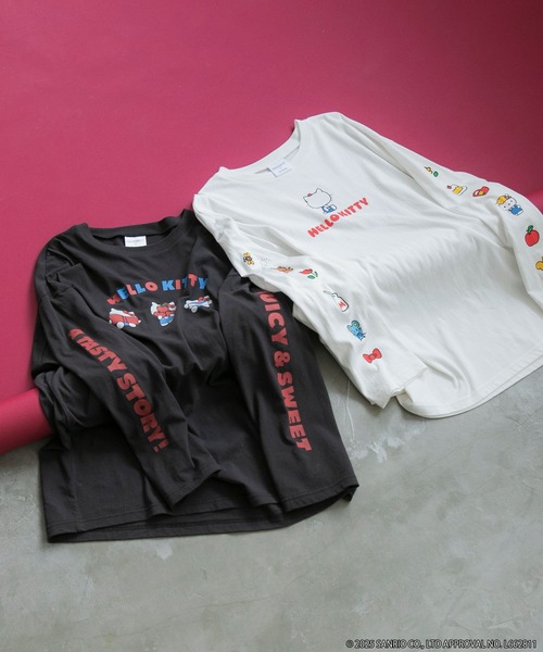 HELLO KITTY × forksy.】オーバーサイズアソートロゴプリント