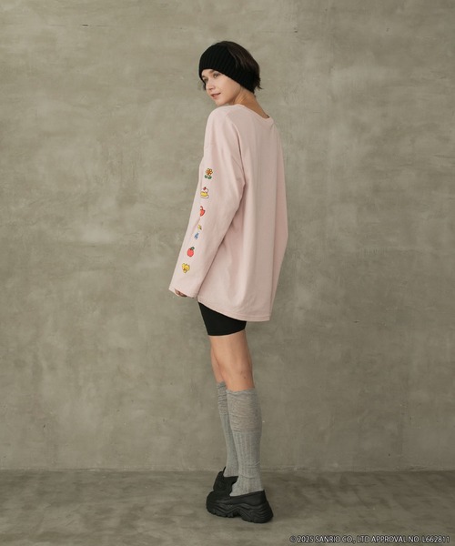 HELLO KITTY × forksy.】オーバーサイズアソートロゴプリント