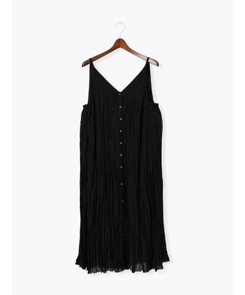 Te chichi（テチチ）の「ワッシャープリーツキャミワンピース（ワンピース・レディース・カーキ/ボルドー/ブラック・F）」の14枚目の写真