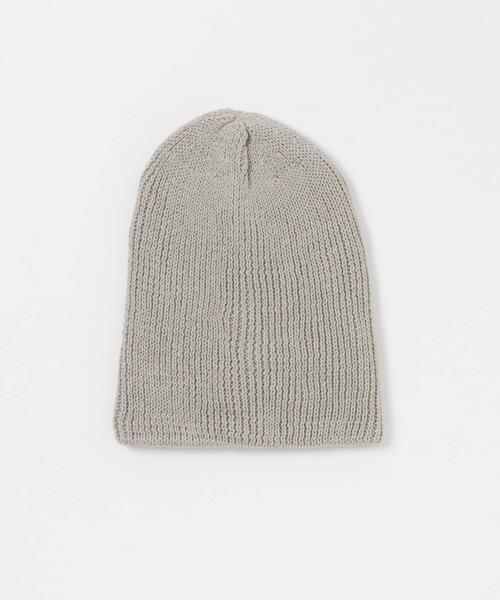 URBAN RESEARCH DOORS（アーバンリサーチドアーズ）の「コットンビーニー（ニットキャップ/ビーニー・レディース・グレー系その他/チャコールグレー・ONE）」の6枚目の写真