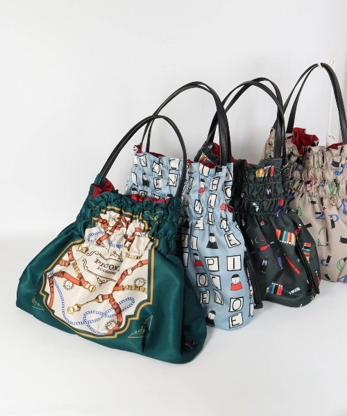 スカーフ柄風トートバッグ（ハンドバッグ）｜STUDIO PICONE（スタジオ