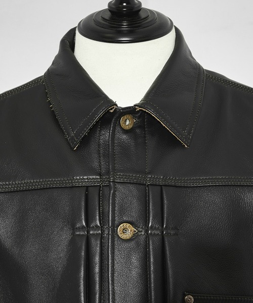 ジャケット・アウター Lee COWBOY JACKET Lee/リー 【新作】COWBOY JACKET LEATHER レザージャケット/レザー