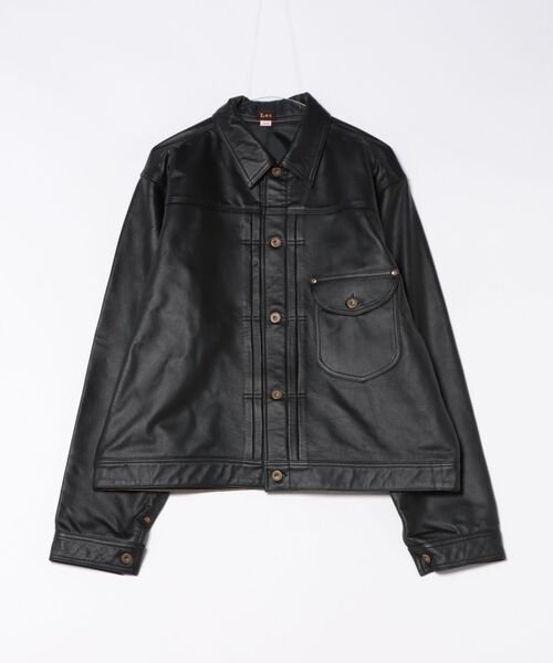 ジャケット・アウター Lee COWBOY JACKET 試着対象】COWBOY JACKET LEATHER【カウレザー】|Lee|リー