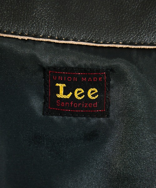 Lee(リー)の「Lee/リー 【新作】COWBOY JACKET LEATHER レザージャケット/レザー/牛革/カウボーイジャケット(その他アウター・メンズ・ブラック・38/36/44/42/40)」の8枚目の写真