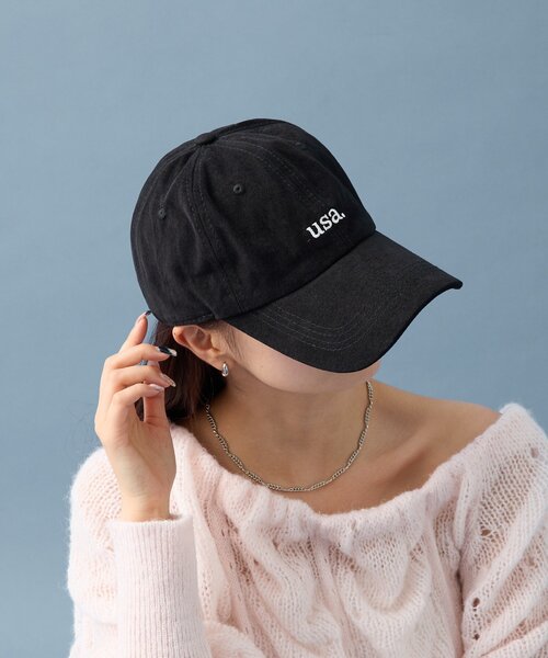 mystic(ミスティック)の「ピーチロゴキャップ(キャップ・レディース・キャメル/ブラック・ONE SIZE)」の17枚目の写真