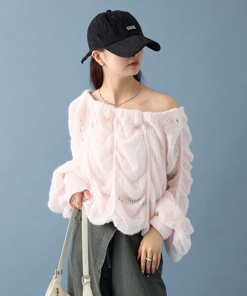 mystic(ミスティック)の「ピーチロゴキャップ(キャップ・レディース・キャメル/ブラック・ONE SIZE)」の20枚目の写真
