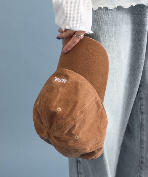 mystic(ミスティック)の「ピーチロゴキャップ(キャップ・レディース・キャメル/ブラック・ONE SIZE)」の21枚目の写真